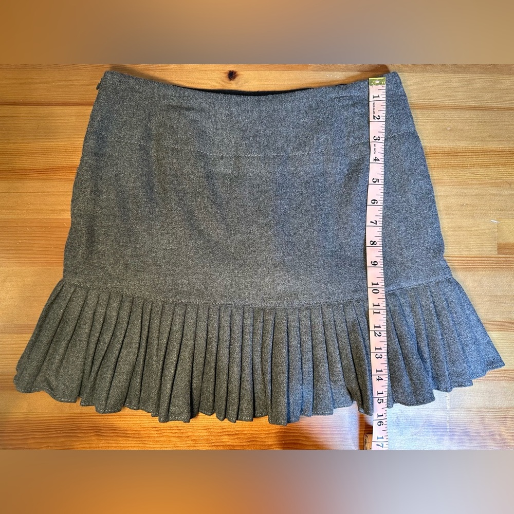 Gap Wool Pleated Mini Skirt Y2K